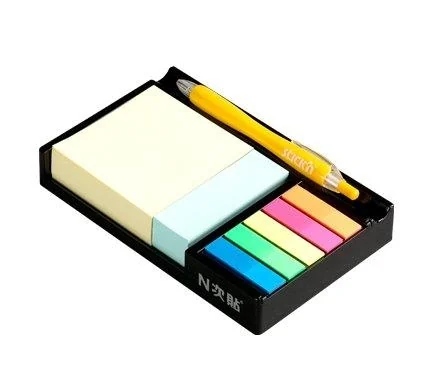 Notes autoadeziv cu suport, 76 x 76/76 x 25/45 x 12 mm, Stick'n - culori asortate