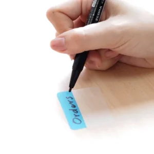 Stick index plastic transp. cu margine color 38 x 51 mm, 4 x 20 file/set, Stick'n - 4 culori neon