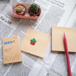 Notes autoadeziv 76 x 76 mm, 100 file, Stick'n - kraft