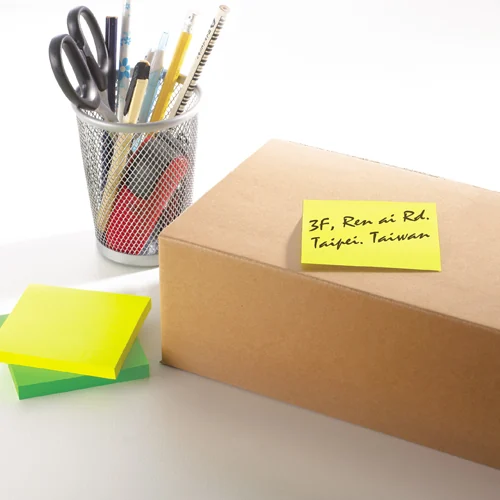 Notes autoadeziv extra-sticky 76 x 76mm, 90 file, Stick'n - albastru pastel