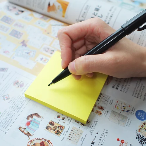 Notes autoadeziv extra-sticky 76 x 76mm, 90 file, Stick'n - albastru neon
