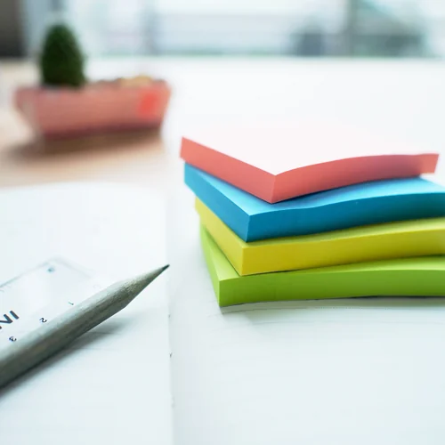 Notes autoadeziv extra-sticky 76 x 76mm, 90 file, Stick'n - albastru neon