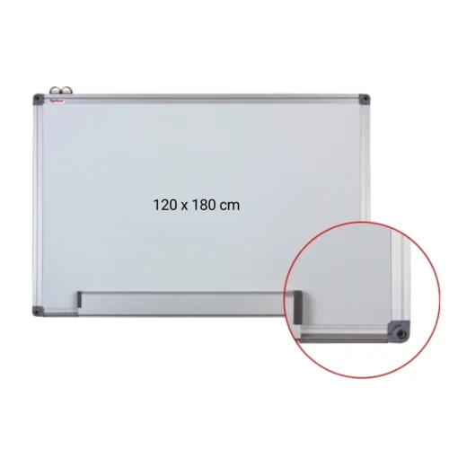 Tabla alba magnetica cu rama din aluminiu, 120 x 180 cm, Optima Tabla alba magnetica cu rama din aluminiu, 120 x 180 cm, Optima
