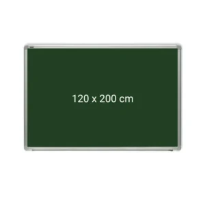 Tabla verde magnetica cu rama din aluminiu, 120 x 200 cm, pentru creta, Optima