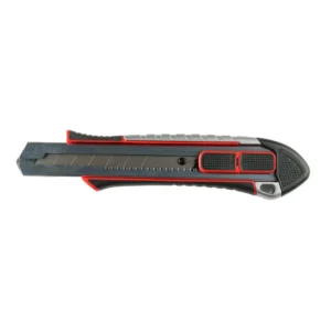 Cutter Optima Industrial, lama 25mm SK2 - tratata, 2 functiuni, sina metalica, zinc cu ABS