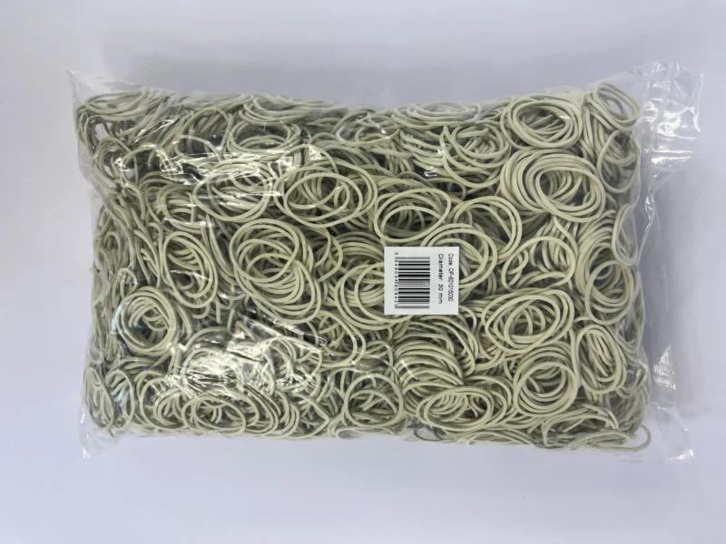 Elastice pentru bani, 60% cauciuc, 1kg/punga, D 30, grosime 1.5mm x 1.5mm, Optima - albe Elastice pentru bani, 60% cauciuc, 1kg/punga, D 30, grosime 1.5mm x 1.5mm, Optima - albe