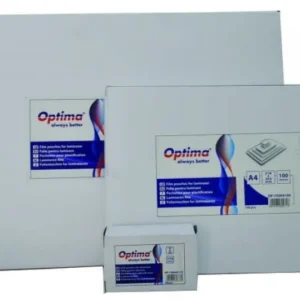 Folie laminare Optima,    A6 (111 x 154 mm), 100 microni, 100 folii/top