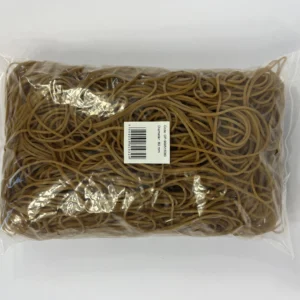 Elastice pentru bani, 90% cauciuc, 500gr/punga, D 80, grosime 1.5mm x 1.5mm, Optima - natural