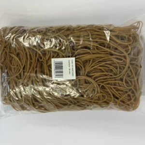 Elastice pentru bani, 90% cauciuc, 500gr/punga, D 90, grosime 1.5mm x 1.5mm, Optima - natural