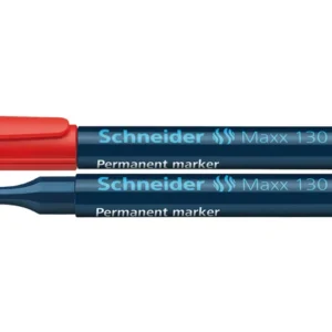 Permanent marker SCHNEIDER Maxx 130, varf rotund 1-3mm - rosu Permanent marker SCHNEIDER Maxx 130, varf rotund 1-3mm - rosu