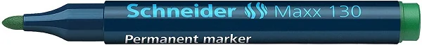 Permanent marker SCHNEIDER Maxx 130, varf rotund 1-3mm - verde