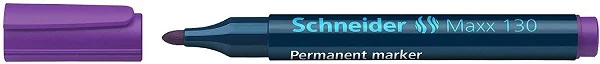 Permanent marker SCHNEIDER Maxx 130, varf rotund 1-3mm - violet