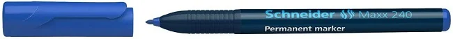Permanent marker SCHNEIDER Maxx 240, varf rotund 1-2mm - albastru