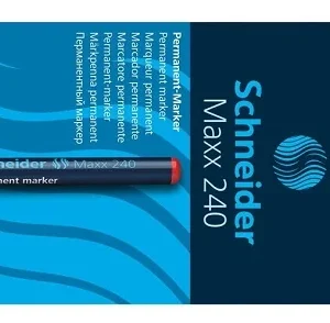 Permanent marker SCHNEIDER Maxx 240, varf rotund 1-2mm - albastru