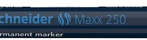 Permanent marker SCHNEIDER Maxx 250, varf tesit 2+7mm - albastru Permanent marker SCHNEIDER Maxx 250, varf tesit 2+7mm - albastru
