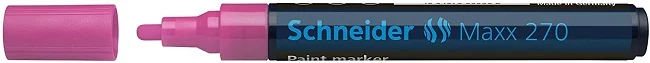 Marker cu vopsea SCHNEIDER Maxx 270, varf rotund 1-3mm - roz