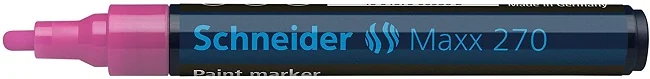 Marker cu vopsea SCHNEIDER Maxx 270, varf rotund 1-3mm - roz