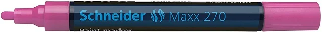 Marker cu vopsea SCHNEIDER Maxx 270, varf rotund 1-3mm - roz