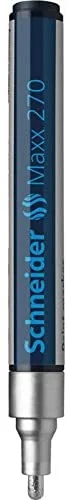 Marker cu vopsea SCHNEIDER Maxx 270, varf rotund 1-3mm - argintiu