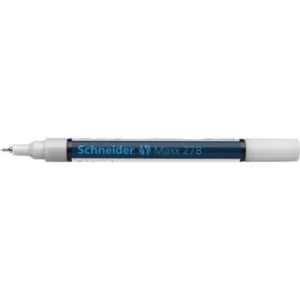 Marker cu vopsea SCHNEIDER Maxx 278, varf rotund 0.8mm - alb