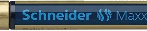 Marker cu vopsea SCHNEIDER Maxx 278, varf rotund 0.8mm - auriu