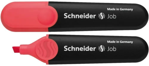 Textmarker SCHNEIDER Job, varf tesit 1+5mm - rosu Textmarker SCHNEIDER Job, varf tesit 1+5mm - rosu