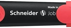 Textmarker SCHNEIDER Job, varf tesit 1+5mm - rosu