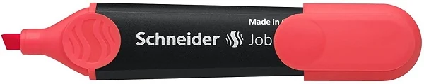 Textmarker SCHNEIDER Job, varf tesit 1+5mm - rosu