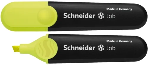 Textmarker SCHNEIDER Job, varf tesit 1+5mm - galben Textmarker SCHNEIDER Job, varf tesit 1+5mm - galben