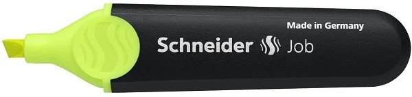 Textmarker SCHNEIDER Job, varf tesit 1+5mm - galben Textmarker SCHNEIDER Job, varf tesit 1+5mm - galben