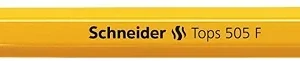 Pix SCHNEIDER Tops 505F, unica folosinta, varf fin, corp orange - scriere neagra