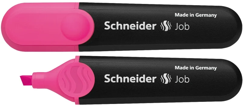 Textmarker SCHNEIDER Job, varf tesit 1+5mm - roz Textmarker SCHNEIDER Job, varf tesit 1+5mm - roz