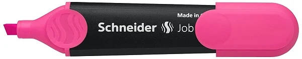 Textmarker SCHNEIDER Job, varf tesit 1+5mm - roz Textmarker SCHNEIDER Job, varf tesit 1+5mm - roz