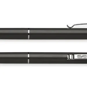 Pix SCHNEIDER K15, clema metalica, corp negru - scriere neagra