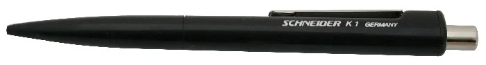 Pix SCHNEIDER K1, clema metalica, corp negru - scriere neagra Pix SCHNEIDER K1, clema metalica, corp negru - scriere neagra