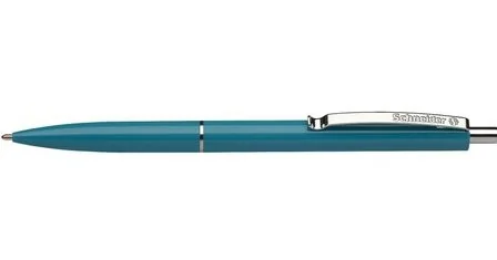Pix SCHNEIDER K15, clema metalica, corp verde - scriere albastra Pix SCHNEIDER K15, clema metalica, corp verde - scriere albastra