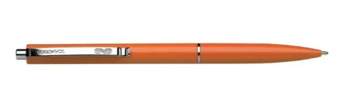 Pix SCHNEIDER K15, clema metalica, corp portocaliu - scriere albastra Pix SCHNEIDER K15, clema metalica, corp portocaliu - scriere albastra